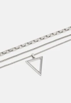 Pier One 3PackCollanaSilver-Coloured Donna Gioielli PI954L00H-D11 -Negozio online Pier One Italia 0939075566a74b089b462fd6f4c080a5