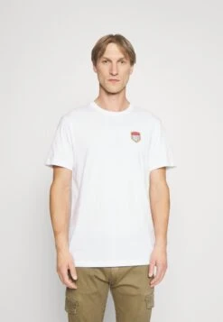 Pier One T-Shirt Con StampaWhite Uomo T-shirt E Polo PI922O0YS-A11
