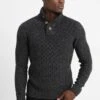 Pier One MaglioneMottled Dark Grey Uomo Maglieria PI922Q01F-C12
