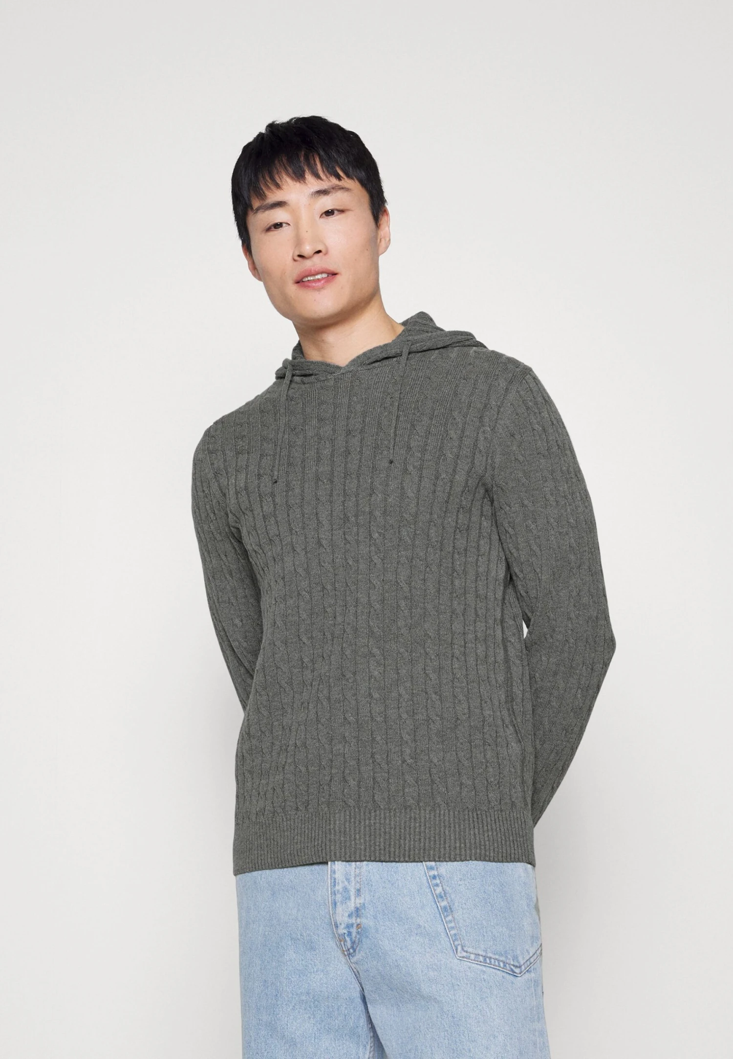 Pier One MaglioneMottled Grey Uomo Maglieria PI922Q0BK-C11 1 Pier One MaglioneMottled Grey Uomo Maglieria PI922Q0BK-C11