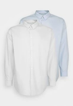 Pier One 2 Pack Camicia EleganteWhite/Light Blue Uomo Completi E Cravatte PI922D0EP-A11 -Negozio online Pier One Italia 1dcbc091ff00436fb7371d7394a1aa8f