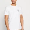 Pier One T-Shirt Con StampaWhite Uomo T-shirt E Polo PI922O09R-A11