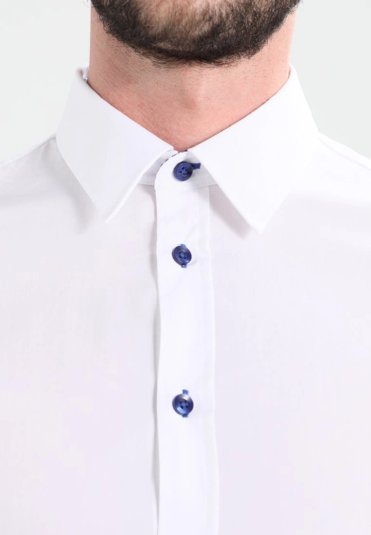 Pier One Camicia - White/Blue 4 Pier One Camicia - White/Blue - immagine 4
