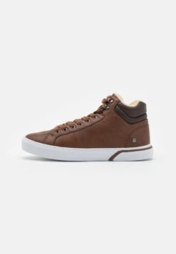 Pier One Unisex - Sneakers Alte - Cognac