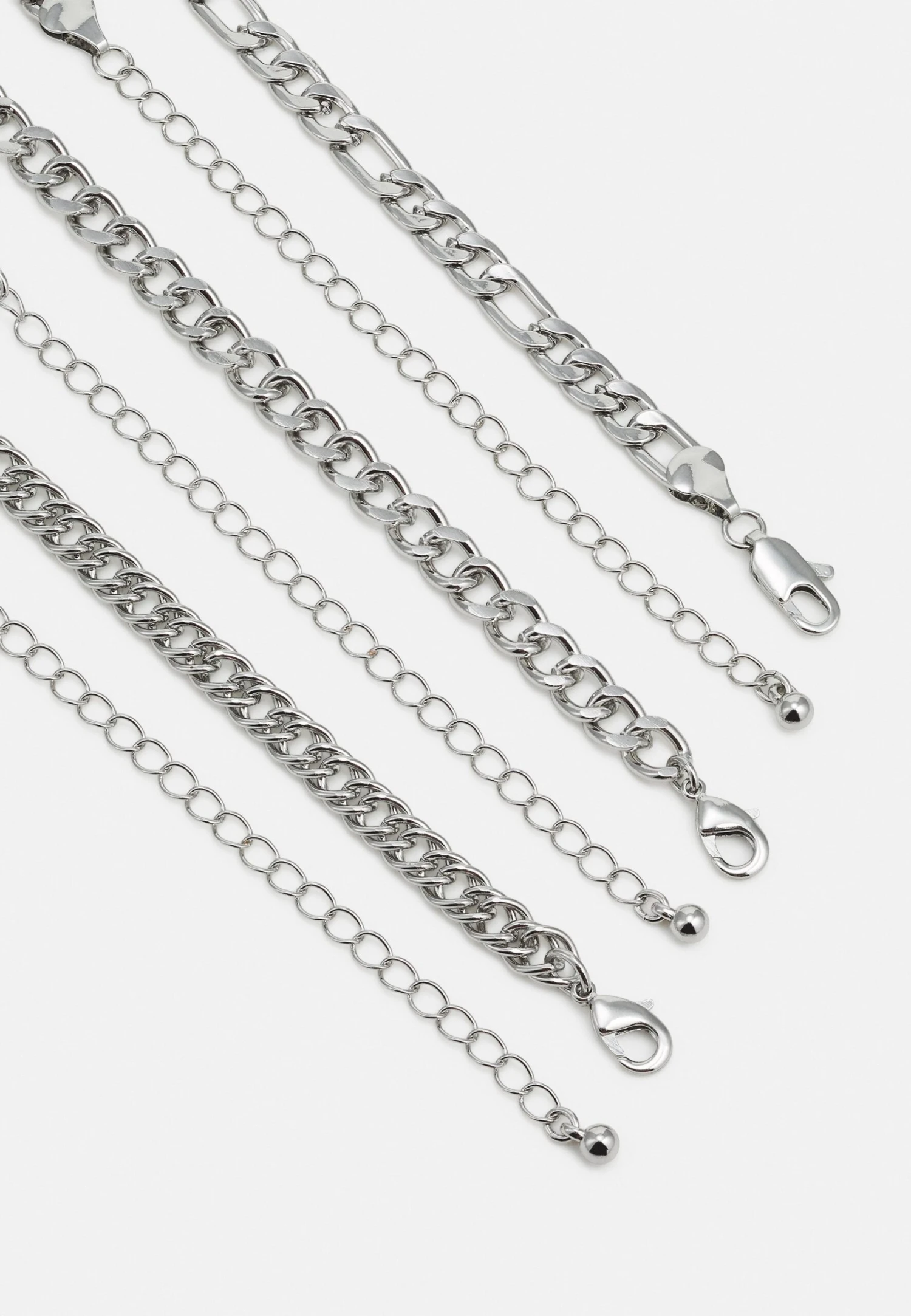 Pier One 3 Pack Unisex - Collana - Silver-Coloured 2 Pier One 3 Pack Unisex - Collana - Silver-Coloured - immagine 2