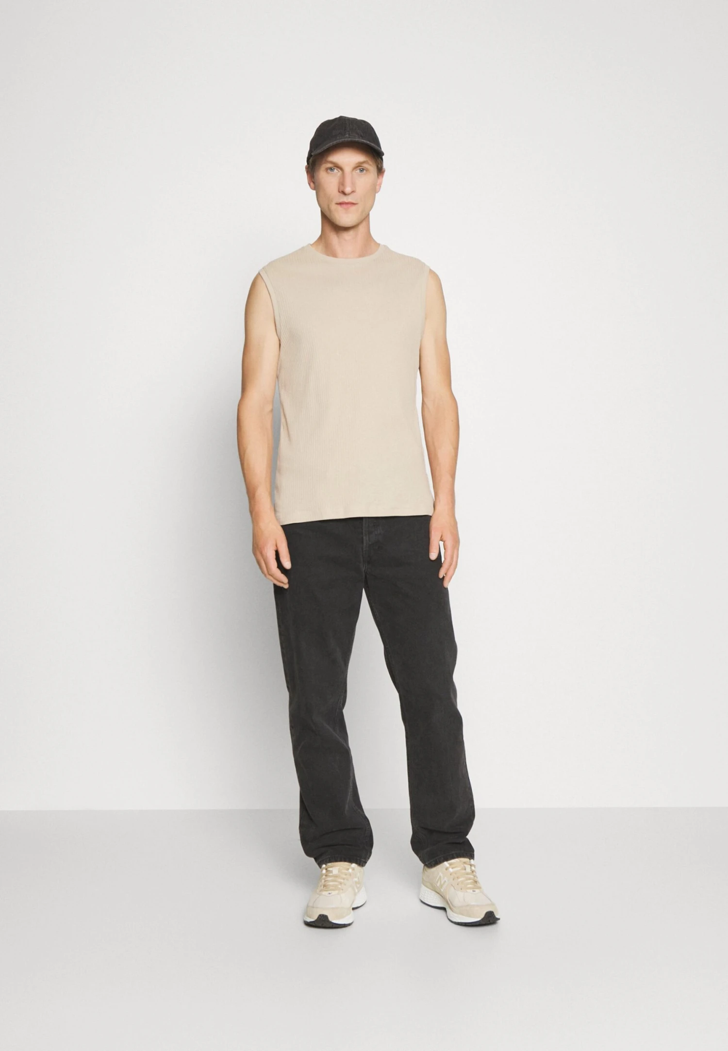 Pier One 2 PackTop Black/Beige Uomo T-shirt E Polo PI922O0XX-Q11 1 Pier One 2 PackTop Black/Beige Uomo T-shirt E Polo PI922O0XX-Q11