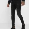 Pier One Jeans Skinny FitBlack Denim Uomo Jeans YO122G03X-Q11