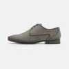 Pier One LeatherStringateDark Grey Uomo Scarpe Eleganti PI912M0CB-C11