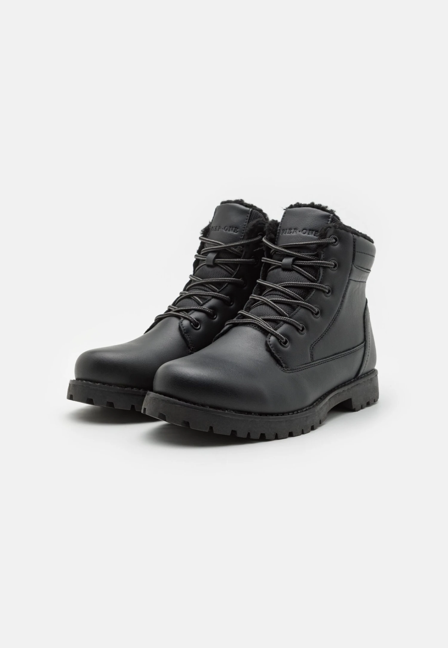 Pier One LeatherStivaletti StringatiBlack Uomo Stivaletti/Stivali PI912K0B3-Q11 2 Pier One LeatherStivaletti StringatiBlack Uomo Stivaletti/Stivali PI912K0B3-Q11 - immagine 2