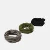 Pier One 3 Pack UnisexScaldacolloBlack, Grey, Olive Uomo Foulard E Sciarpe PI954G01L-Q11