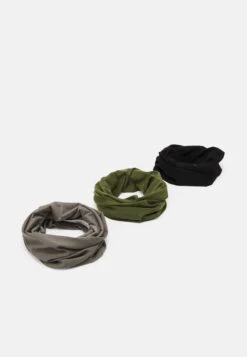Pier One 3 Pack UnisexScaldacolloBlack, Grey, Olive Uomo Foulard E Sciarpe PI954G01L-Q11