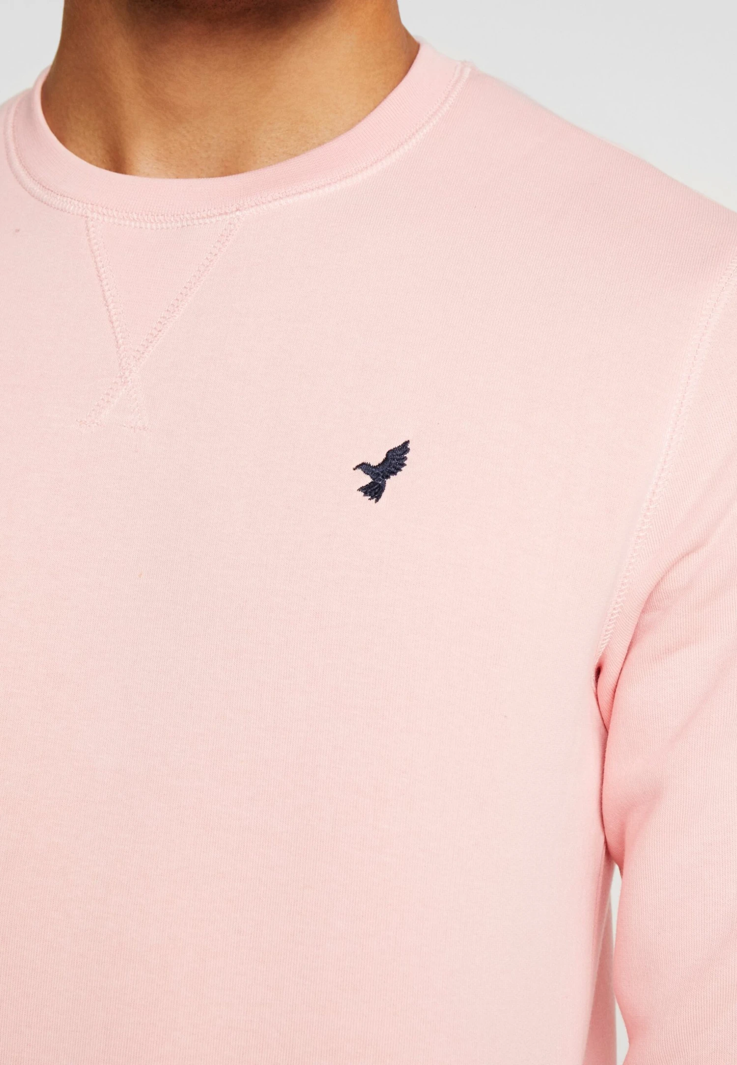 Pier One Birdie Embro C-Neck - Felpa - Pink 6 Pier One Birdie Embro C-Neck - Felpa - Pink - immagine 6