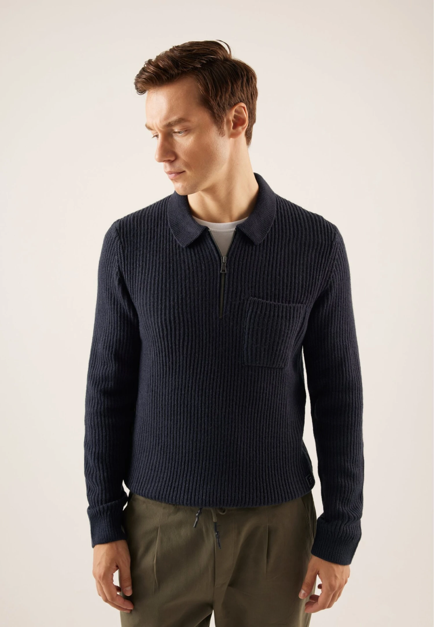 Pier One MaglioneDark Blue Uomo Maglieria PI922Q0C1-K11 1 Pier One MaglioneDark Blue Uomo Maglieria PI922Q0C1-K11