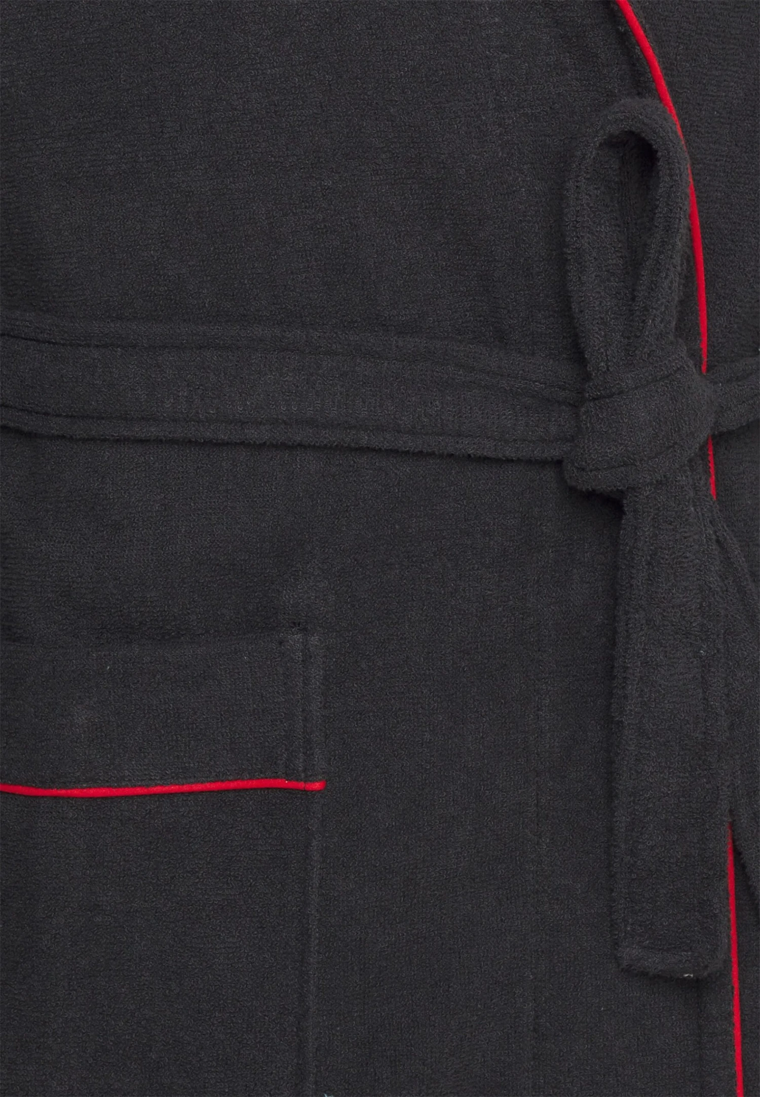 Pier One Accappatoio - Black/Red 3 Pier One Accappatoio - Black/Red - immagine 3