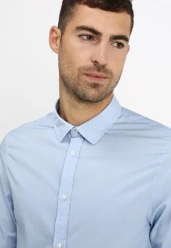 Pier One 2 Pack - Camicia Elegante - Light Blue/Dark Blue -Negozio online Pier One Italia 5ecc9a8b654d4ad789195b86f92aa59f