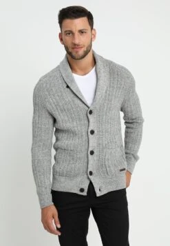 Pier One CardiganMottled Dark Grey Uomo Maglieria PI922Q02R-C11