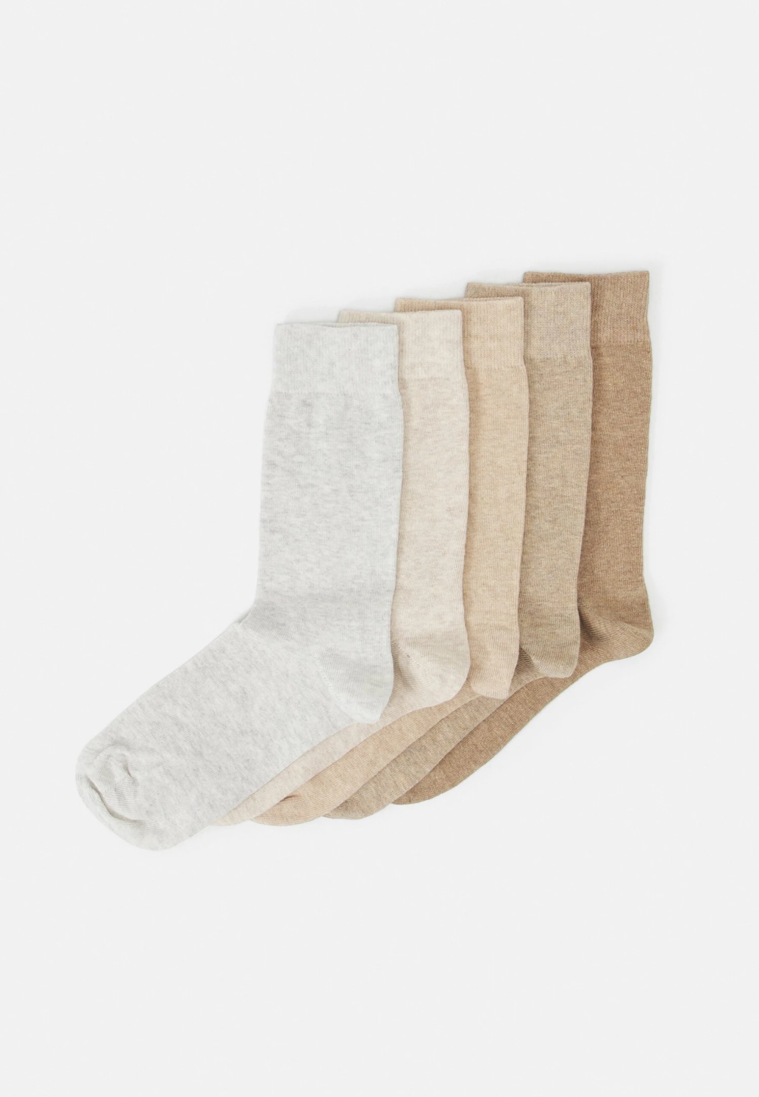 Pier One 5Pack - Calze - Off-White/Beige/Tan 1 Pier One 5Pack - Calze - Off-White/Beige/Tan