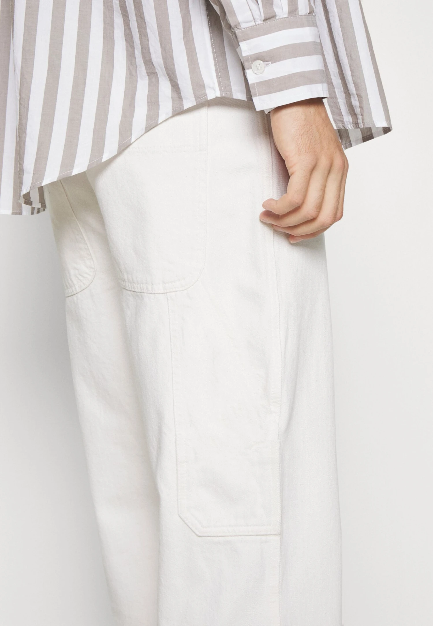 Pier One Carpenter Colored Twill Jeans A SigarettaOff-White Uomo Jeans PI922G04S-A11 6 Pier One Carpenter Colored Twill Jeans A SigarettaOff-White Uomo Jeans PI922G04S-A11 - immagine 6