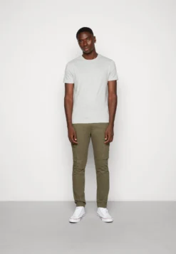 Pier One Unisex 5 PackT-Shirt BasicBlack /Dark Blue/Dark Green Donna T-shirt E Top PI921001F-Q11