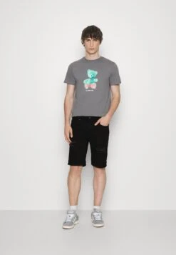 Pier One Unisex 2 Pack - Shorts Di Jeans - Blue/Black Denim