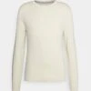 Pier One Basic CrewneckMaglioneOff White Uomo Maglieria PI922Q009-A11