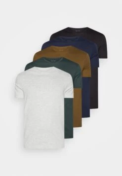 Pier One Unisex 5 PackT-Shirt BasicBlack /Dark Blue/Dark Green Donna T-shirt E Top PI921001F-Q11 -Negozio online Pier One Italia 8476a676b3d442a4819cc5177b9930ad
