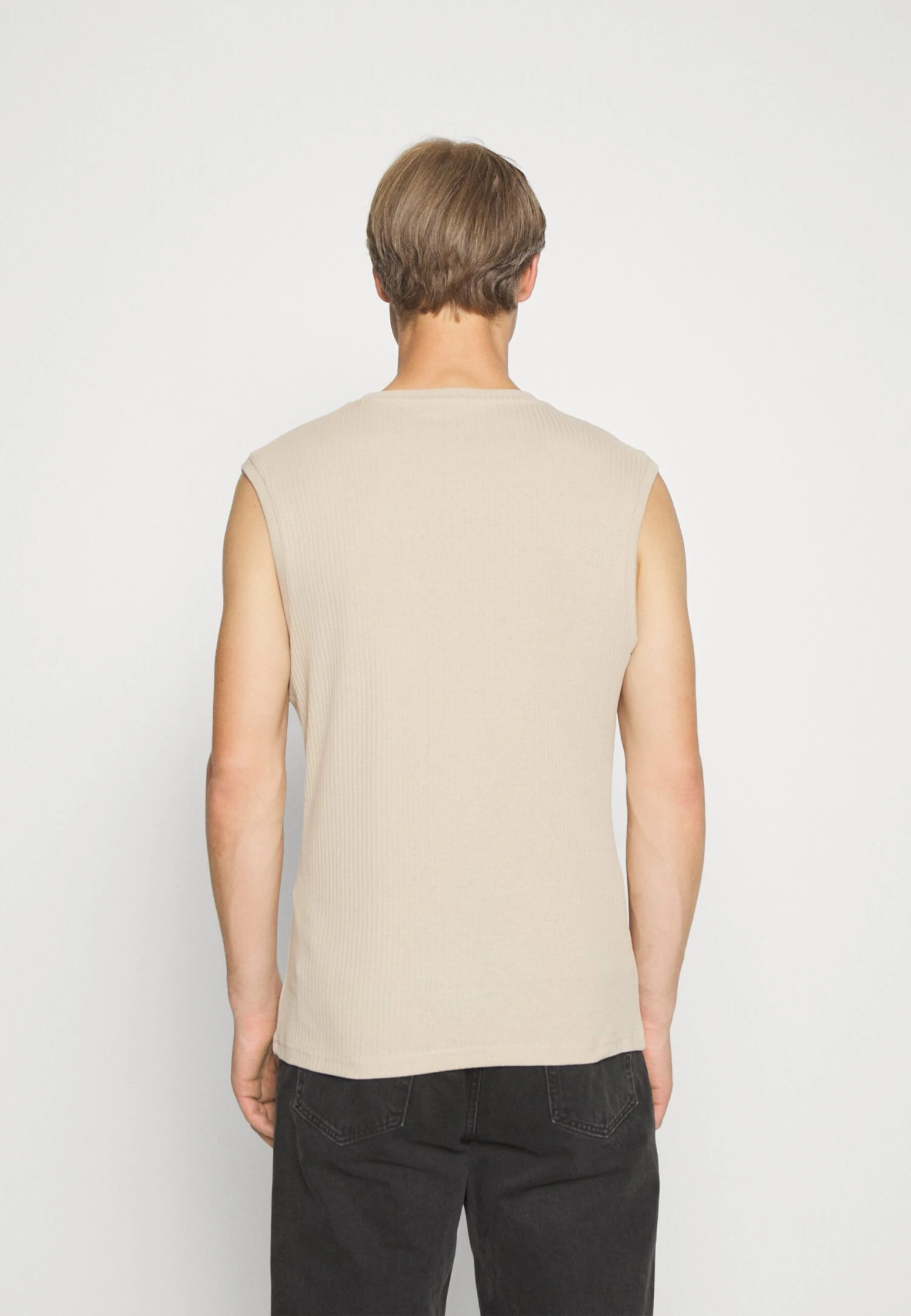 Pier One 2 PackTop Black/Beige Uomo T-shirt E Polo PI922O0XX-Q11 2 Pier One 2 PackTop Black/Beige Uomo T-shirt E Polo PI922O0XX-Q11 - immagine 2