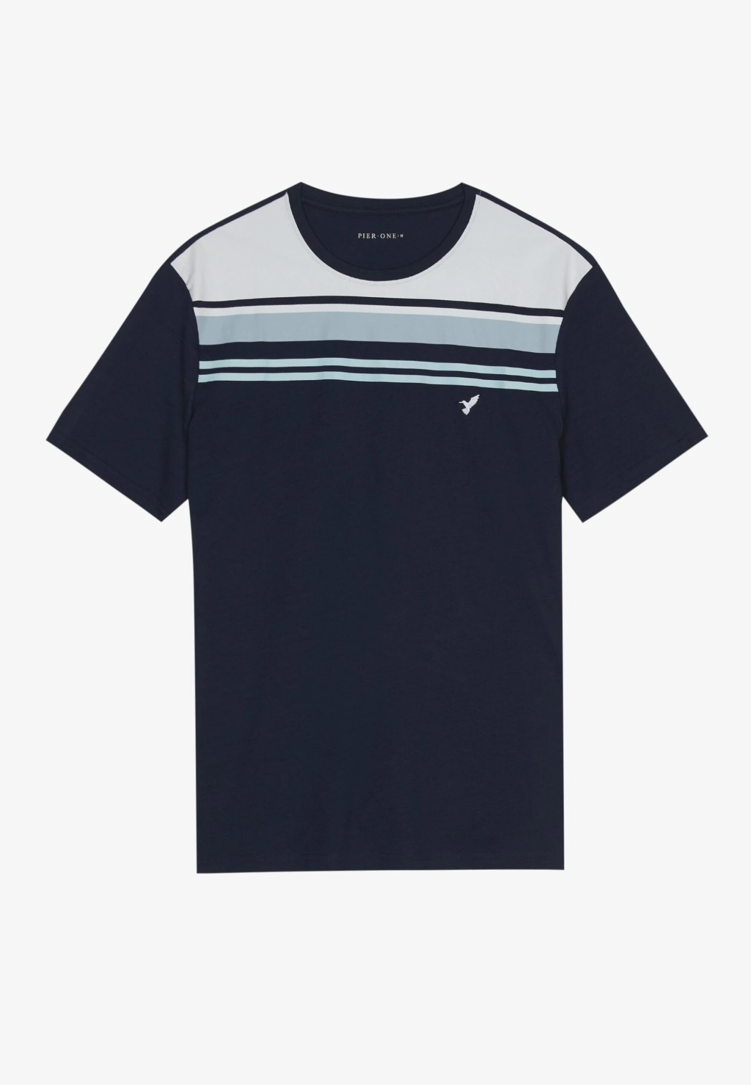 Pier One T-Shirt Con StampaDark Blue Uomo T-shirt E Polo PI922O0YE-K11 4 Pier One T-Shirt Con StampaDark Blue Uomo T-shirt E Polo PI922O0YE-K11 - immagine 4
