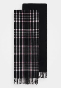 Pier One Set UnisexSciarpa Black/Off-White Donna Sciarpe PI954G01Q-Q12