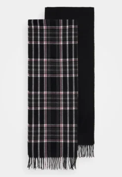 Pier One Set UnisexSciarpa Black/Off-White Donna Sciarpe PI954G01Q-Q12