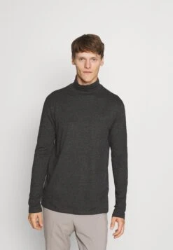 Pier One 3 PackMaglietta A Manica LungaBlack/Dark Grey/White Uomo T-shirt E Polo PI922O0UL-Q11 -Negozio online Pier One Italia 96206b28578c4d148f49e7129c27a886