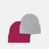Pier One Unisex 2 Pack - Berretto - Red/Grey