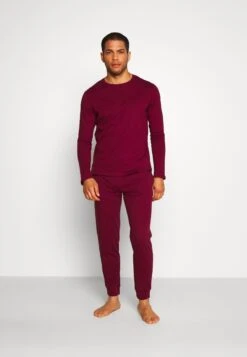 Pier One 2 PackPantaloni Del PigiamaDark Blue/Bordeaux Uomo Per La Notte PI982L00I-K11
