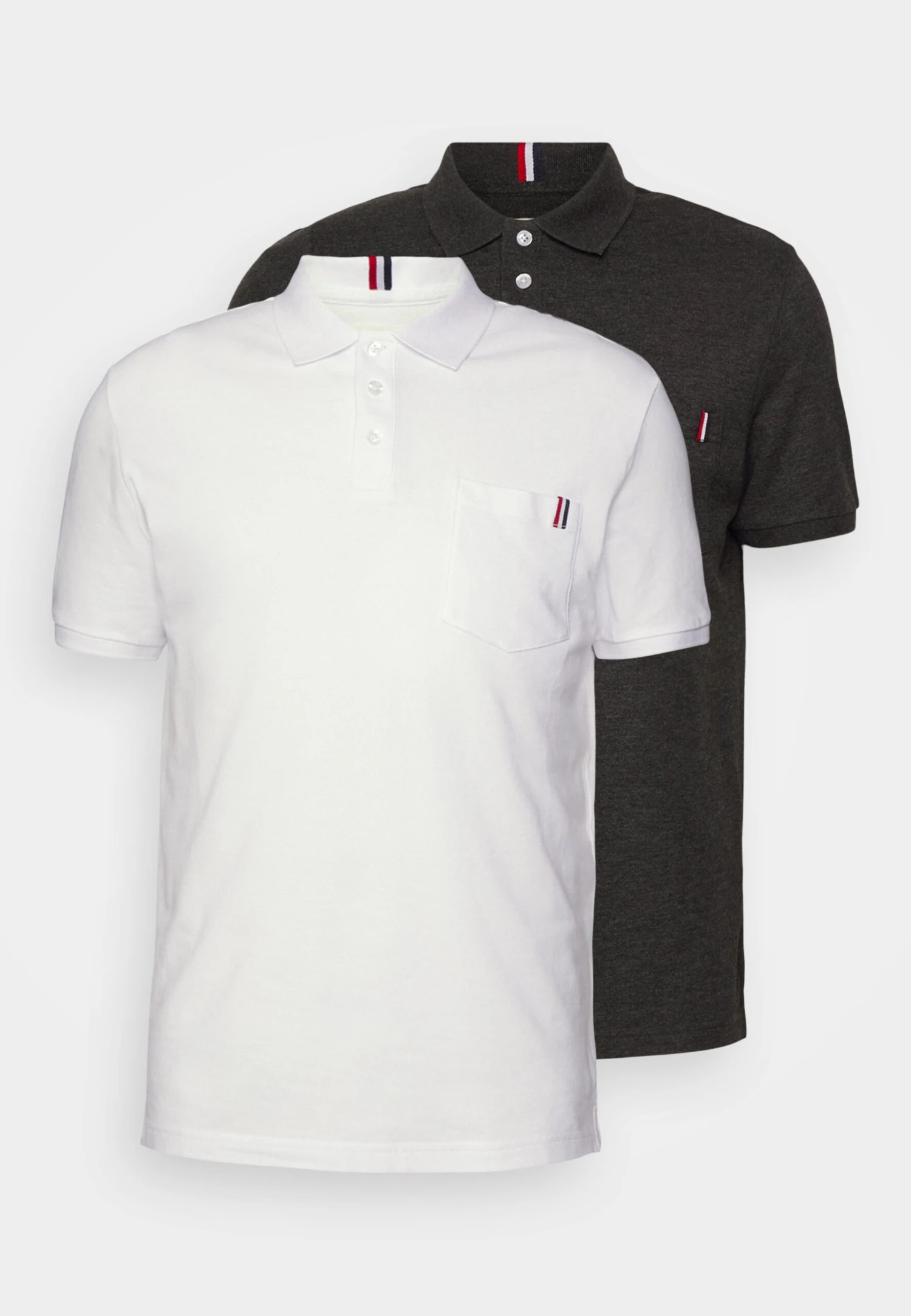 Pier One 2 PackPolo103Dark Grey_001White Uomo T-shirt E Polo PI922P06J-C11 5 Pier One 2 PackPolo103Dark Grey_001White Uomo T-shirt E Polo PI922P06J-C11 - immagine 5