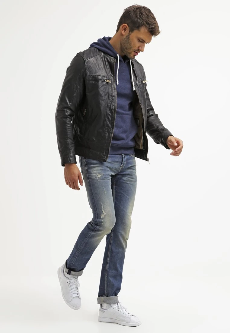 Pier One Felpa Con CappuccioDark Blue Melange Uomo Maglieria E Felpe PI922SA08-K12 2 Pier One Felpa Con CappuccioDark Blue Melange Uomo Maglieria E Felpe PI922SA08-K12 - immagine 2