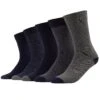 Pier One 5 Pack - Calze - Dark Blue/Mottled Grey