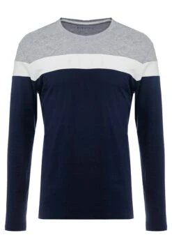 Pier One Maglietta A Manica LungaGrey/Dark Blue Uomo T-shirt E Polo PI922O0GL-C11 -Negozio online Pier One Italia a0f0a086b0f348dab84e2d01c20e90f6
