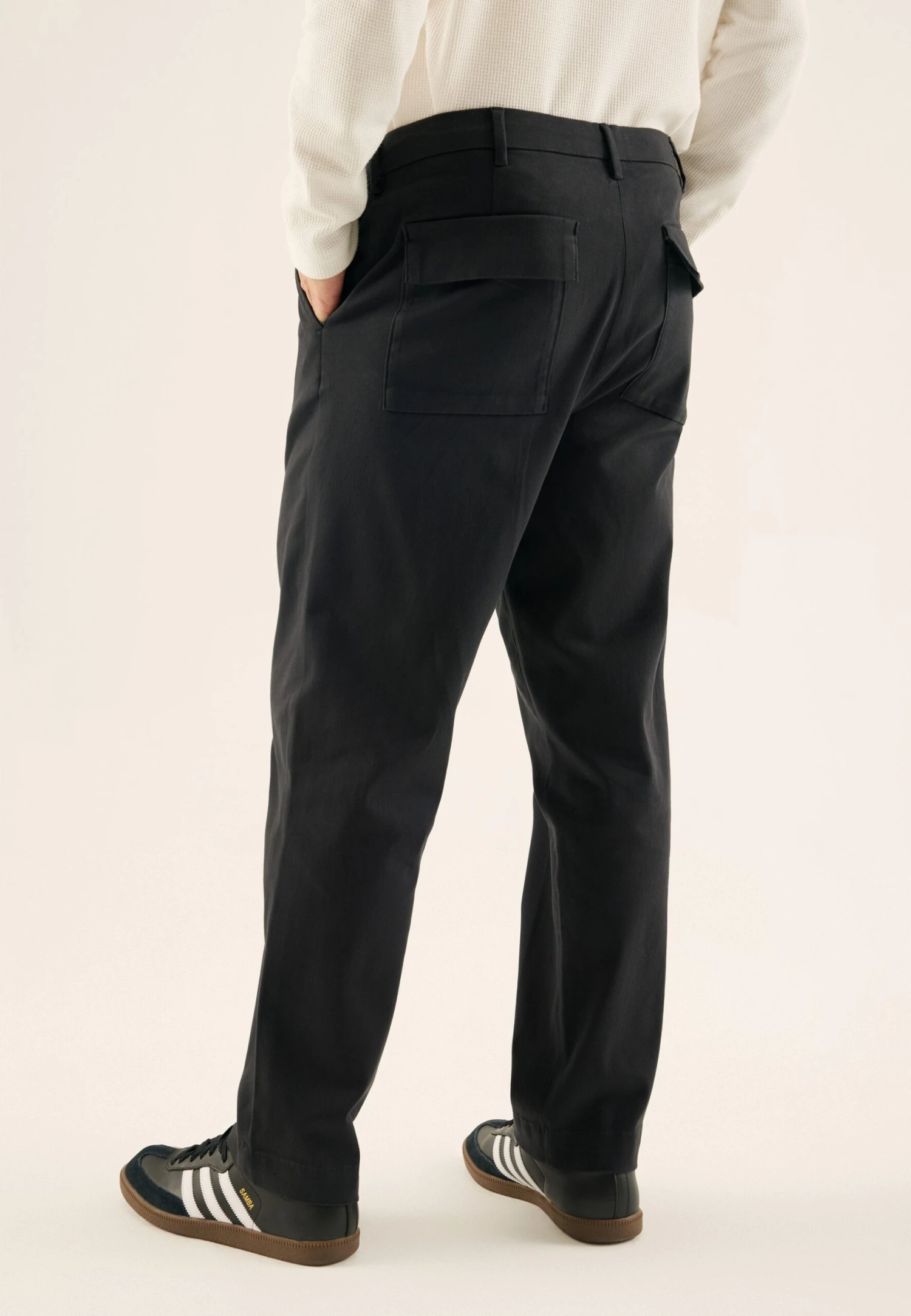Pier One ChinoBlack Uomo Pantaloni PI922E05G-Q11 3 Pier One ChinoBlack Uomo Pantaloni PI922E05G-Q11 - immagine 3