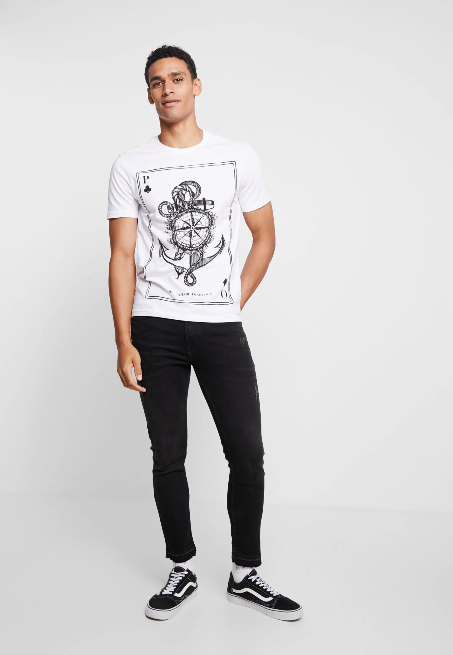 Pier One T-Shirt Con StampaWhite Uomo T-shirt E Polo PI922O09T-A11 2 Pier One T-Shirt Con StampaWhite Uomo T-shirt E Polo PI922O09T-A11 - immagine 2