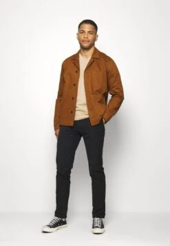 Pier One 3 PackT-Shirt BasicKhaki/Tan/Dark Blue Uomo T-shirt E Polo PI922O0QQ-N11