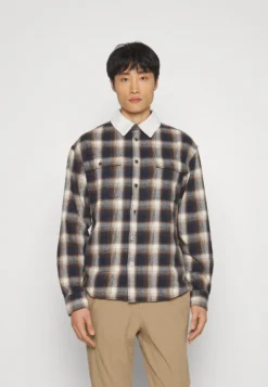 Pier One Giacca LeggeraBeige/Dark Blue Uomo Giacche PI922D0ET-B11