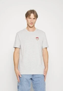 Pier One T-Shirt Con StampaLight Grey Uomo T-shirt E Polo PI922O0YS-C11