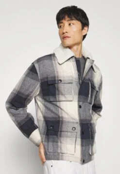 Pier One Giacca Leggera - Black/Beige