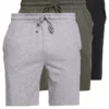 Pier One 3 PackPantaloni Del PigiamaBlack/Mottled Grey Uomo Per La Notte PI982L00F-Q11