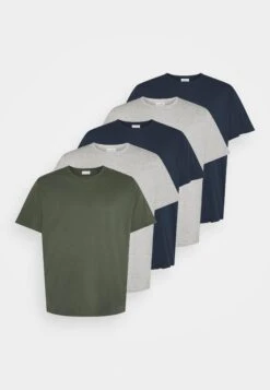 Pier One 5 PackT-Shirt BasicKhaki/Grey/Dark Blue Uomo T-shirt E Polo PI922O0R0-N11 10 Pier One 5 PackT-Shirt BasicKhaki/Grey/Dark Blue Uomo T-shirt E Polo PI922O0R0-N11 -Negozio online Pier One Italia d3fe6e185c83415bbbdfd7d53b4f9bb2