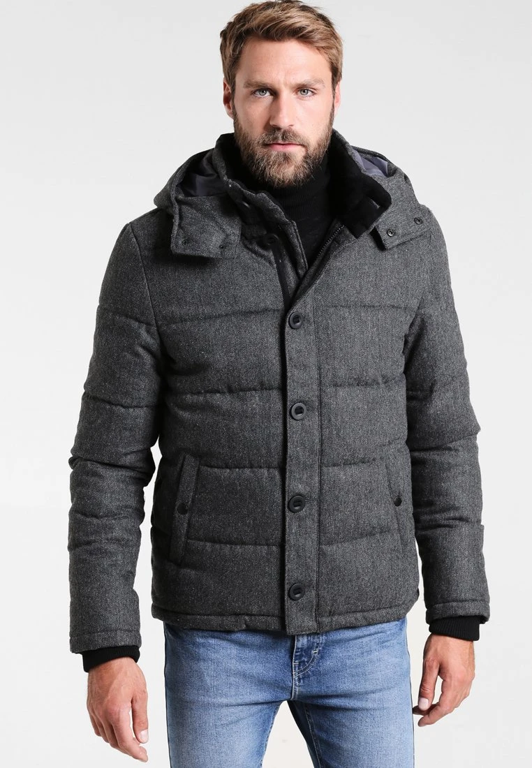 Pier One Giacca InvernaleGrey Melange Uomo Giacche PI922LA0G-C11 1 Pier One Giacca InvernaleGrey Melange Uomo Giacche PI922LA0G-C11