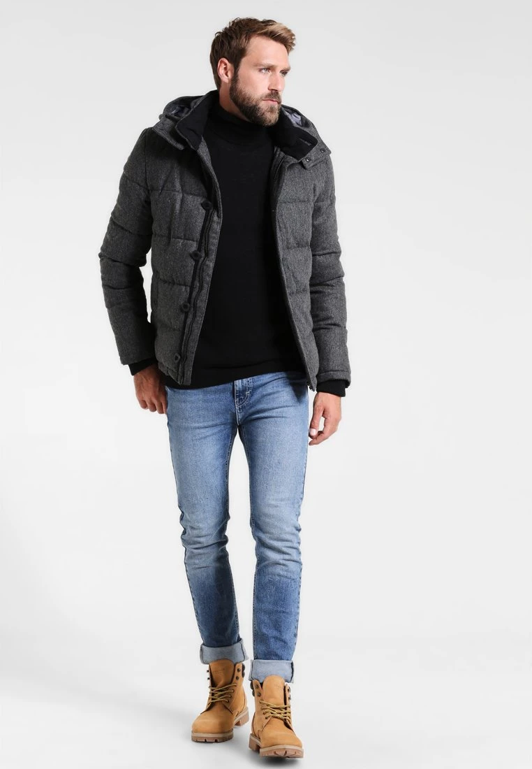 Pier One Giacca InvernaleGrey Melange Uomo Giacche PI922LA0G-C11 2 Pier One Giacca InvernaleGrey Melange Uomo Giacche PI922LA0G-C11 - immagine 2