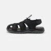 Pier One Leather - Sandali Da Trekking - Black