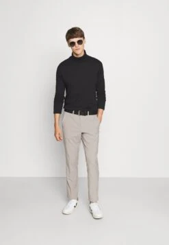 Pier One 3 PackMaglietta A Manica LungaBlack/Dark Grey/White Uomo T-shirt E Polo PI922O0UL-Q11