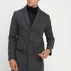 Pier One Wheeler Coat Cappotto ClassicoMottled Grey Uomo Cappotti PI922T00P-C11
